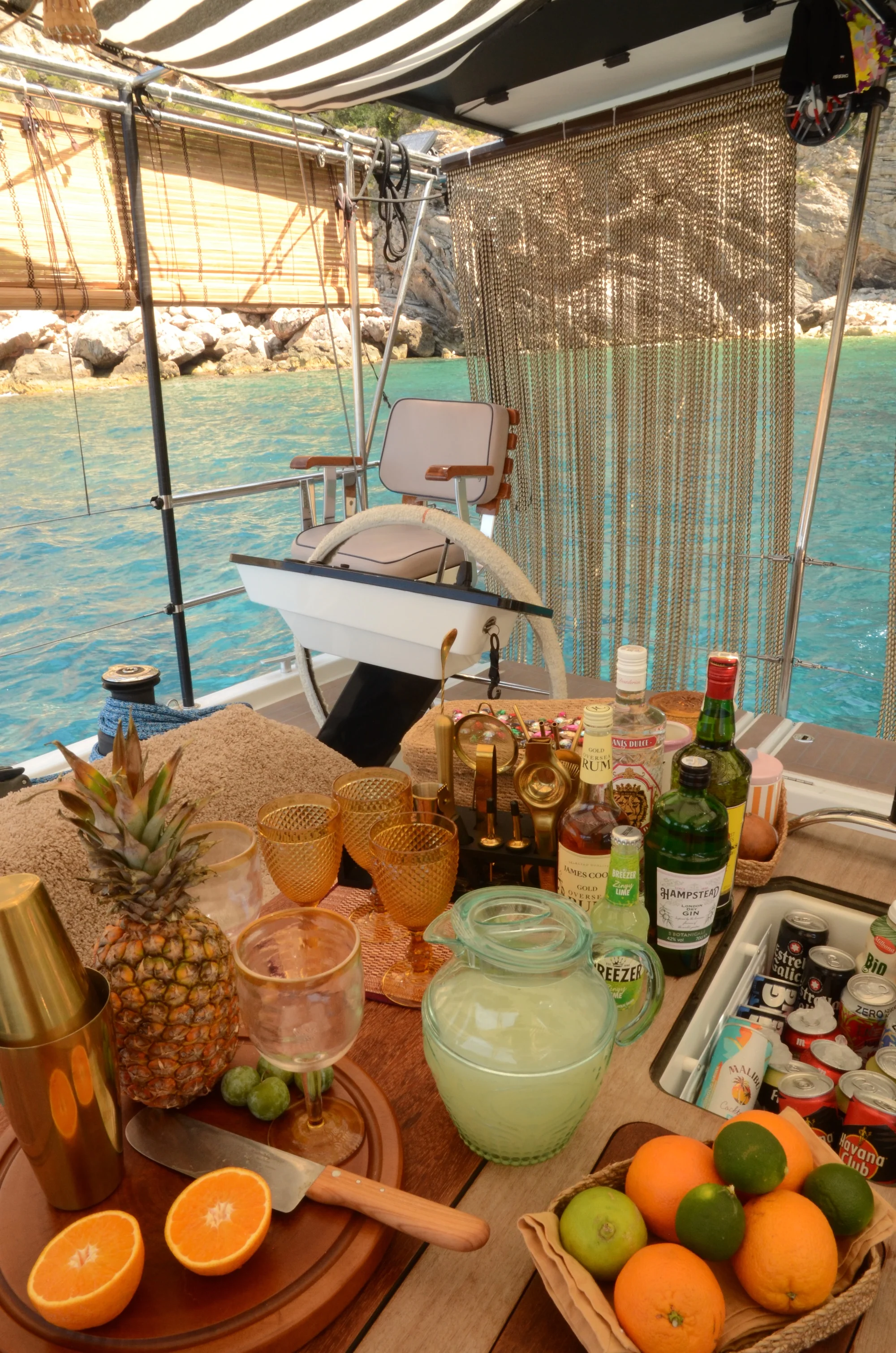 80s 90s party moment aboard the Capitana