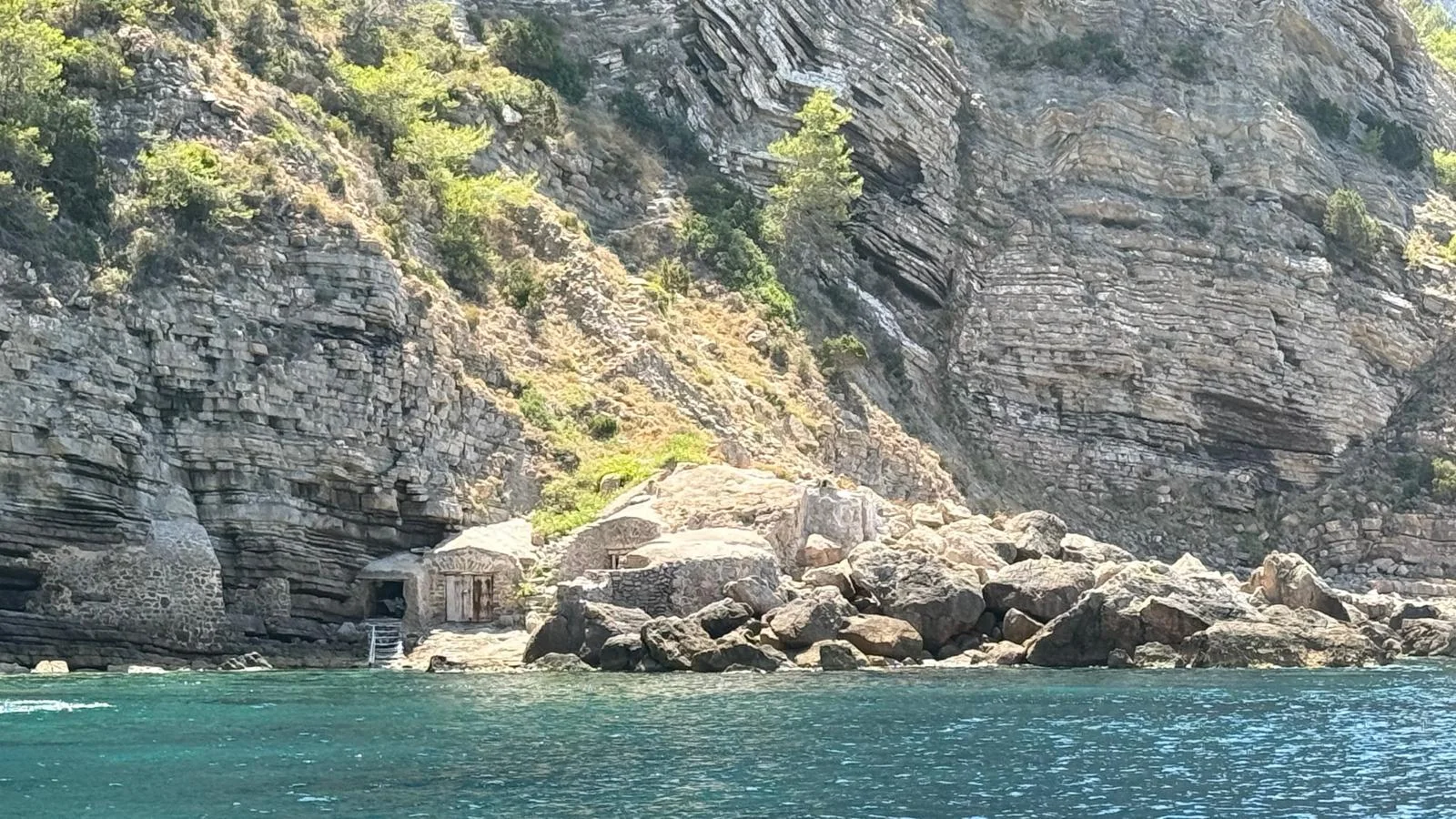 View from the sailing yacht